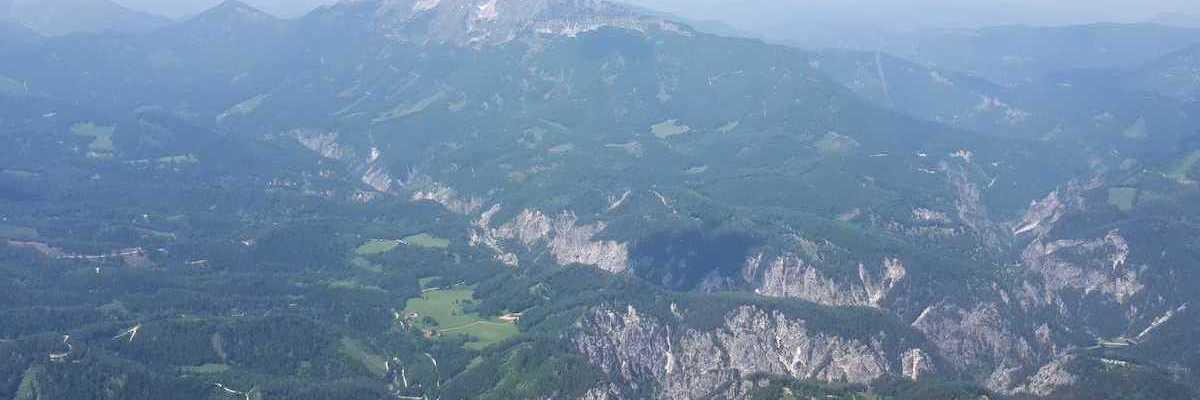 Flugwegposition um 10:53:21: Aufgenommen in der Nähe von Gemeinde Mitterbach am Erlaufsee, Österreich in 1962 Meter